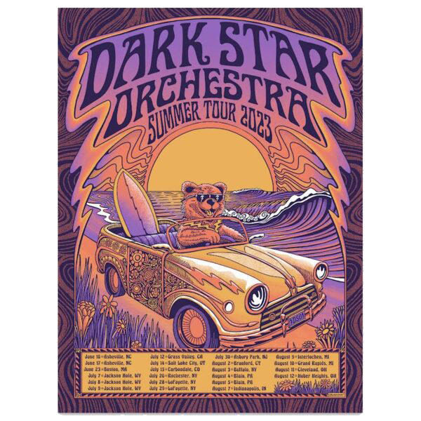 Dark Star Orchestra Summer Tour 2023 Poster